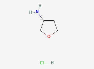 Two-dimensional chemical structure of 3-Aminotetrahydrofuran hydrochloride