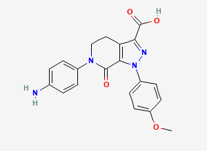 Two-dimensional chemical structure of R6KDH36PEN, CAS 1704504-93-7