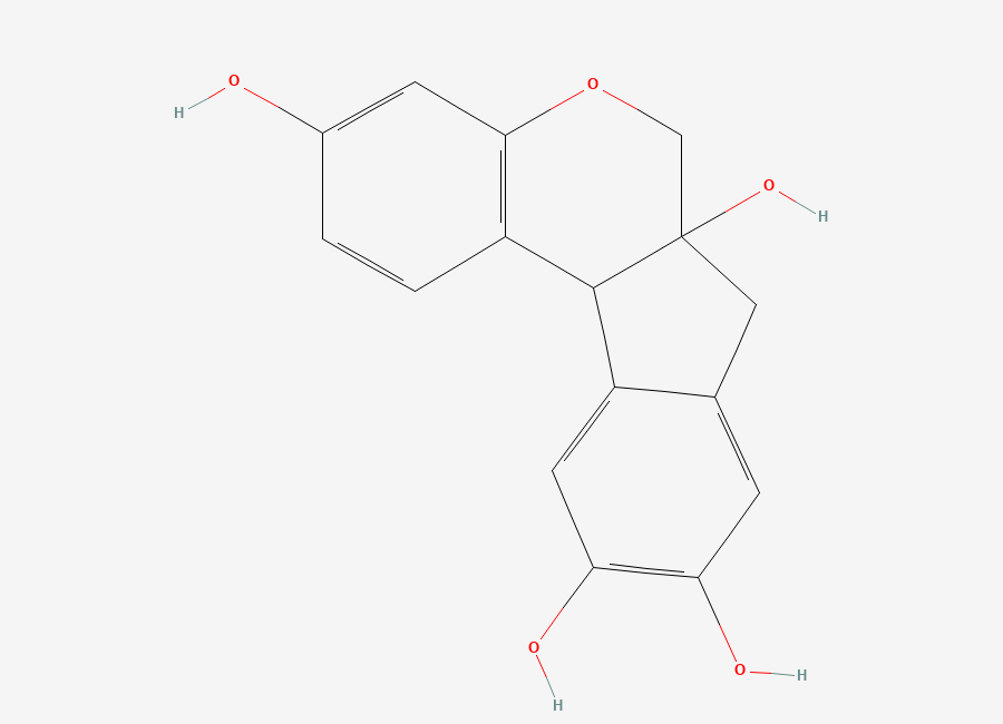 Two-dimensional chemical structure of Brasilin
