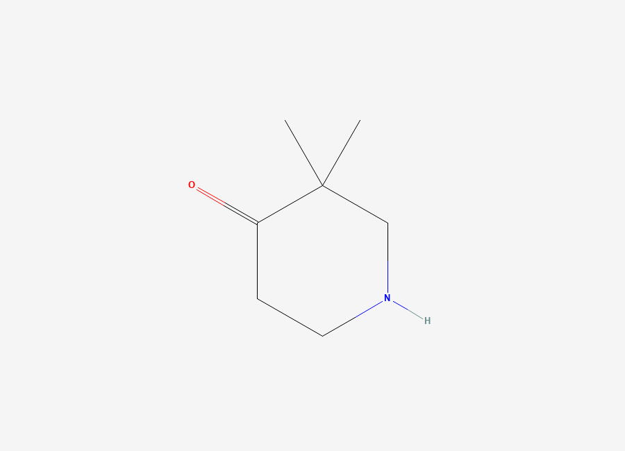 Two-dimensional chemical structure of 3,3-Dimethylpiperidin-4-one
