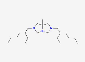 Two-dimensional chemical structure of Hexetidine EP Impurity C / Hexedine, CAS 5980-31-4