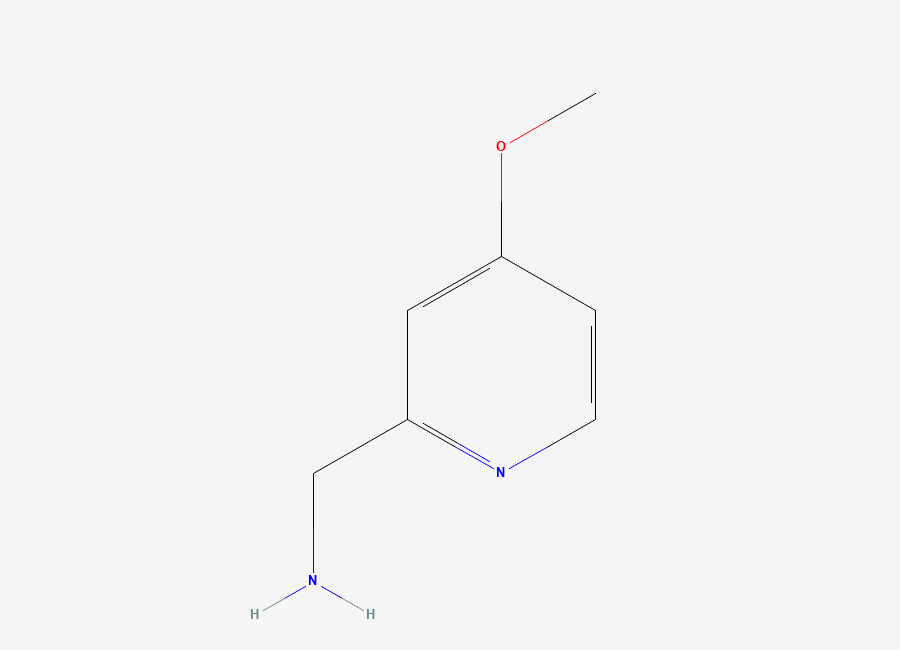 Two-dimensional chemical structure of (4-Methoxypyridin-2-yl)methanamine