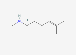 Two-dimensional chemical structure of Isometheptene, CAS 503-01-5