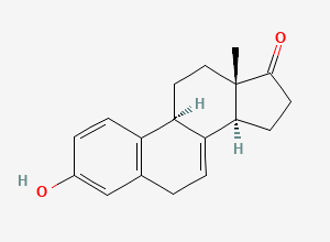 Two-dimensional chemical structure of Estrogens conjugated Impurity J / Equilin, CAS 474-86-2