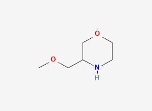 Two-dimensional chemical structure of 3-(Methoxymethyl)morpholine