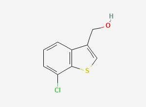 Two-dimensional chemical structure of Sertaconazole EP Impurity C, CAS 142181-53-1