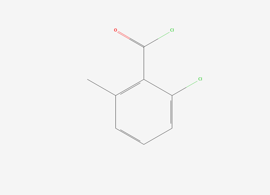 Two-dimensional chemical structure of 2-Chloro-6-methylbenzoyl chloride