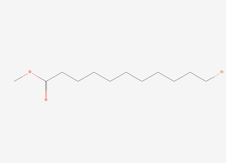 Two-dimensional chemical structure of Methyl 11-bromoundecanoate