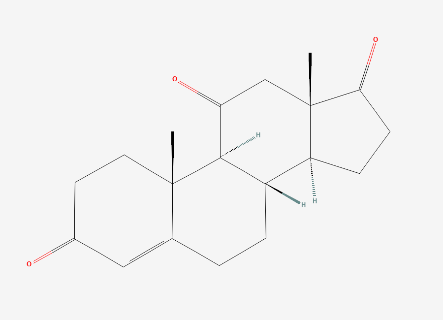 Two-dimensional chemical structure of Adrenosterone