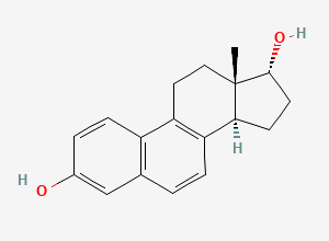 Two-dimensional chemical structure of 17α-Dihydro Equilenin / Estradiol Impurity J, CAS 6639-99-2