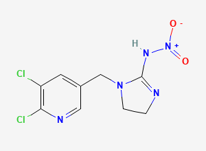 Two-dimensional chemical structure of Imidacloprid EP impurity G, CAS 135769-74-3