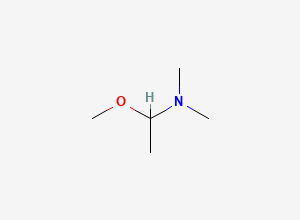 Two-dimensional chemical structure of 1-methoxy-N,N-dimethylethanamine