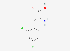 Two-dimensional chemical structure of 2,4-Dichlorophenylalanine