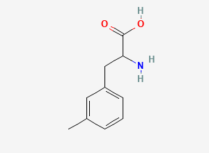 Two-dimensional chemical structure of 2-Amino-3-(m-tolyl)propanoic acid