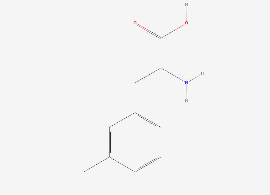 Two-dimensional chemical structure of 2-Amino-3-(m-tolyl)propanoic acid