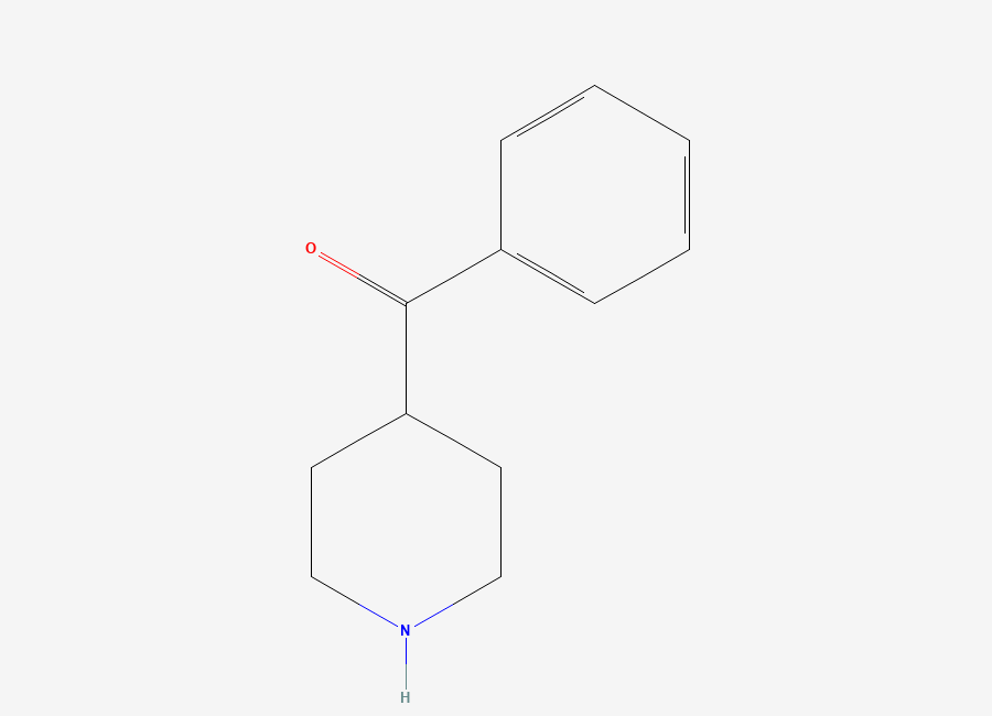 Two-dimensional chemical structure of Phenyl(piperidin-4-yl)methanone
