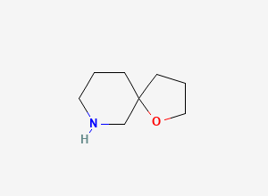 Two-dimensional chemical structure of 1-Oxa-7-azaspiro(4.5)decane