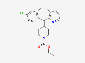 Two-dimensional chemical structure of Dehydro Loratadine Isomer Impurity B / Loratadine Related Compound I, CAS 133330-56-0