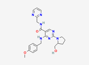 Two-dimensional chemical structure of Avanafil Impurity 148