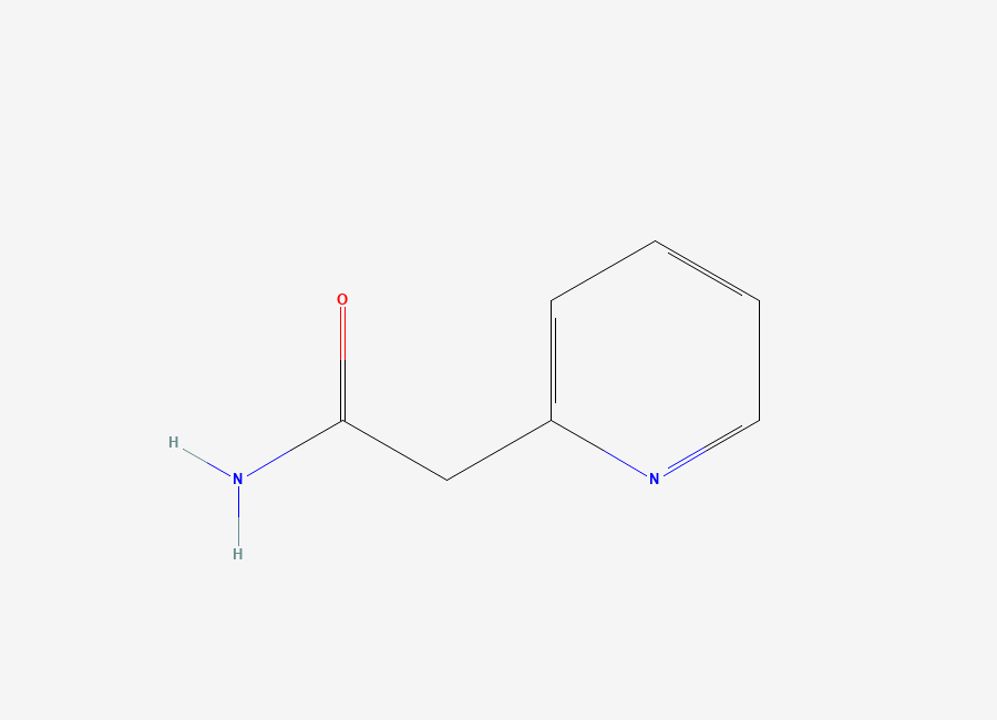 Two-dimensional chemical structure of 2-Pyridineacetamide