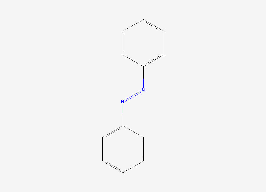 Two-dimensional chemical structure of Azobenzene