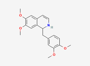 Two-dimensional chemical structure of 1-[(3,4-dimethoxyphenyl)methyl]-6,7-dimethoxy-1,2-dihydroisoquinoline
