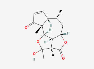 Two-dimensional chemical structure of Tenulin