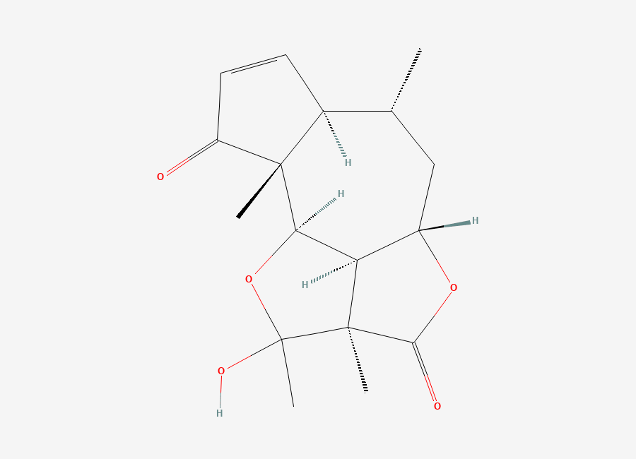 Two-dimensional chemical structure of Tenulin