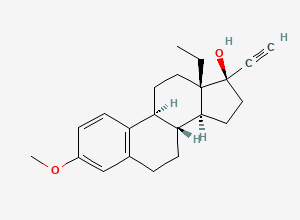 Two-dimensional chemical structure of Levonorgestrel EP Impurity V, CAS 14009-70-2