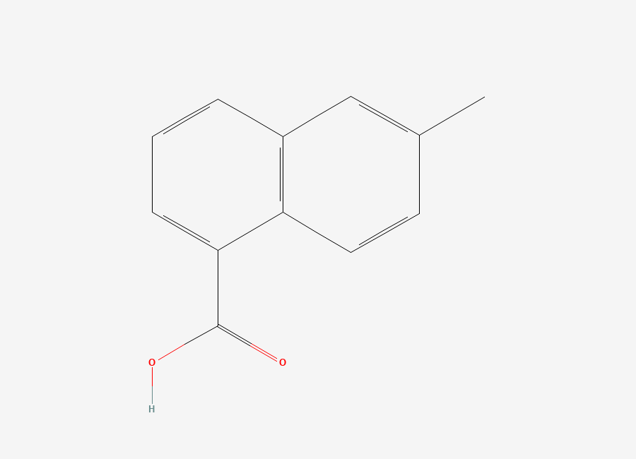 Two-dimensional chemical structure of 6-Methylnaphthalene-1-carboxylic acid