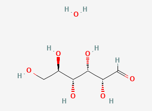 Two-dimensional chemical structure of Glucose Monohydrate, CAS 77938-63-7