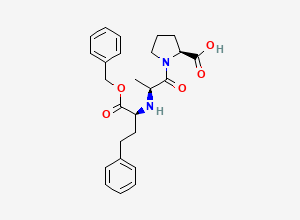 Two-dimensional chemical structure of Enalaprilat Benzyl Ester, CAS 76391-33-8