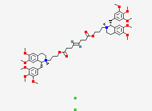 Two-dimensional chemical structure of trans-trans-Mivacurium chloride