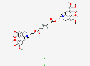 Two-dimensional chemical structure of cis-cis-Mivacurium chloride