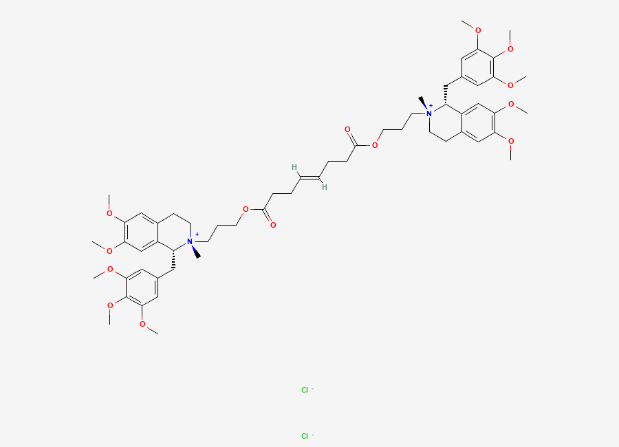 Two-dimensional chemical structure of cis-cis-Mivacurium chloride