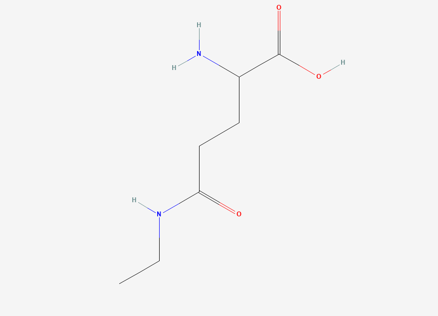 Two-dimensional chemical structure of 2-Azaniumyl-5-(ethylamino)-5-oxopentanoate