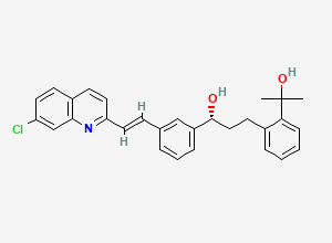 Two-dimensional chemical structure of Montelukast (3R)-Hydroxy Propanol, CAS 150026-75-8