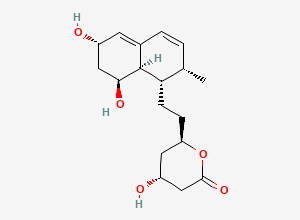 Two-dimensional chemical structure of Pravastatin Diol Lactone, CAS 159345-93-4