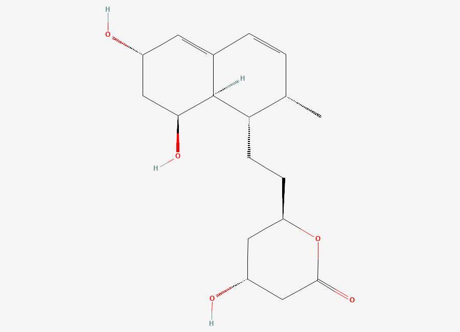 Two-dimensional chemical structure of Pravastatin Diol Lactone, CAS 159345-93-4