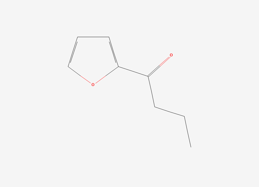 Two-dimensional chemical structure of 2-Butyrylfuran