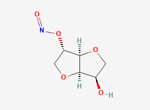 Two-dimensional chemical structure of Isosorbide Dinitrate 19