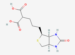 Two-dimensional chemical structure of Biotin EP Impurity B, CAS 57671-79-1