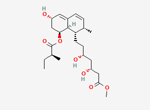 Two-dimensional chemical structure of Pravastatin Methyl Ester, CAS 81131-72-8