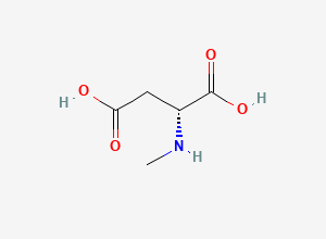 Two-dimensional chemical structure of N-Methyl-D-aspartic Acid, CAS 6384-92-5