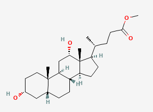 Two-dimensional chemical structure of Methyl deoxycholate