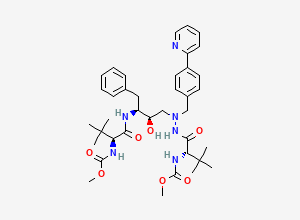 Two-dimensional chemical structure of 8-epi Atazanavir, CAS 1292296-09-3