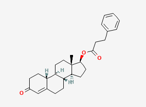 Two-dimensional chemical structure of Nandrolone Phenylpropionate