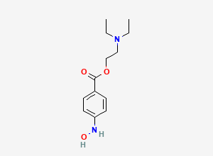 Two-dimensional chemical structure of Procaine Impurity B