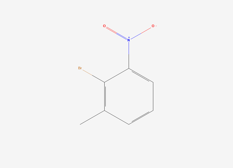 Two-dimensional chemical structure of 2-Bromo-3-nitrotoluene