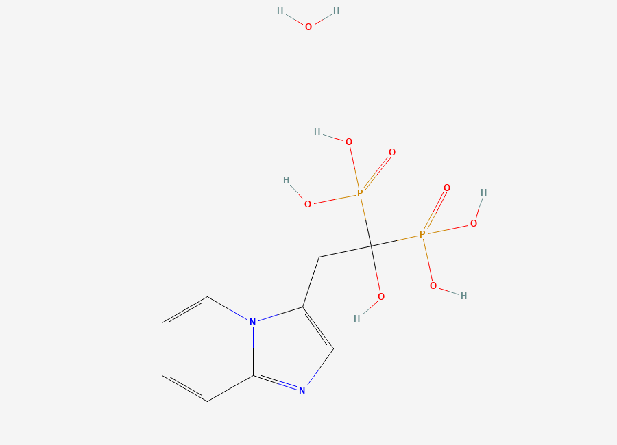 Two-dimensional chemical structure of Minodronic acid monohydrate